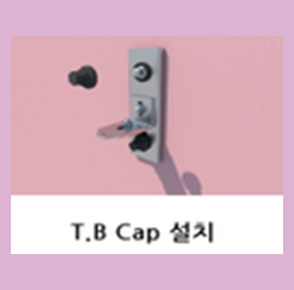 TB 패스너 캡 설치 공정